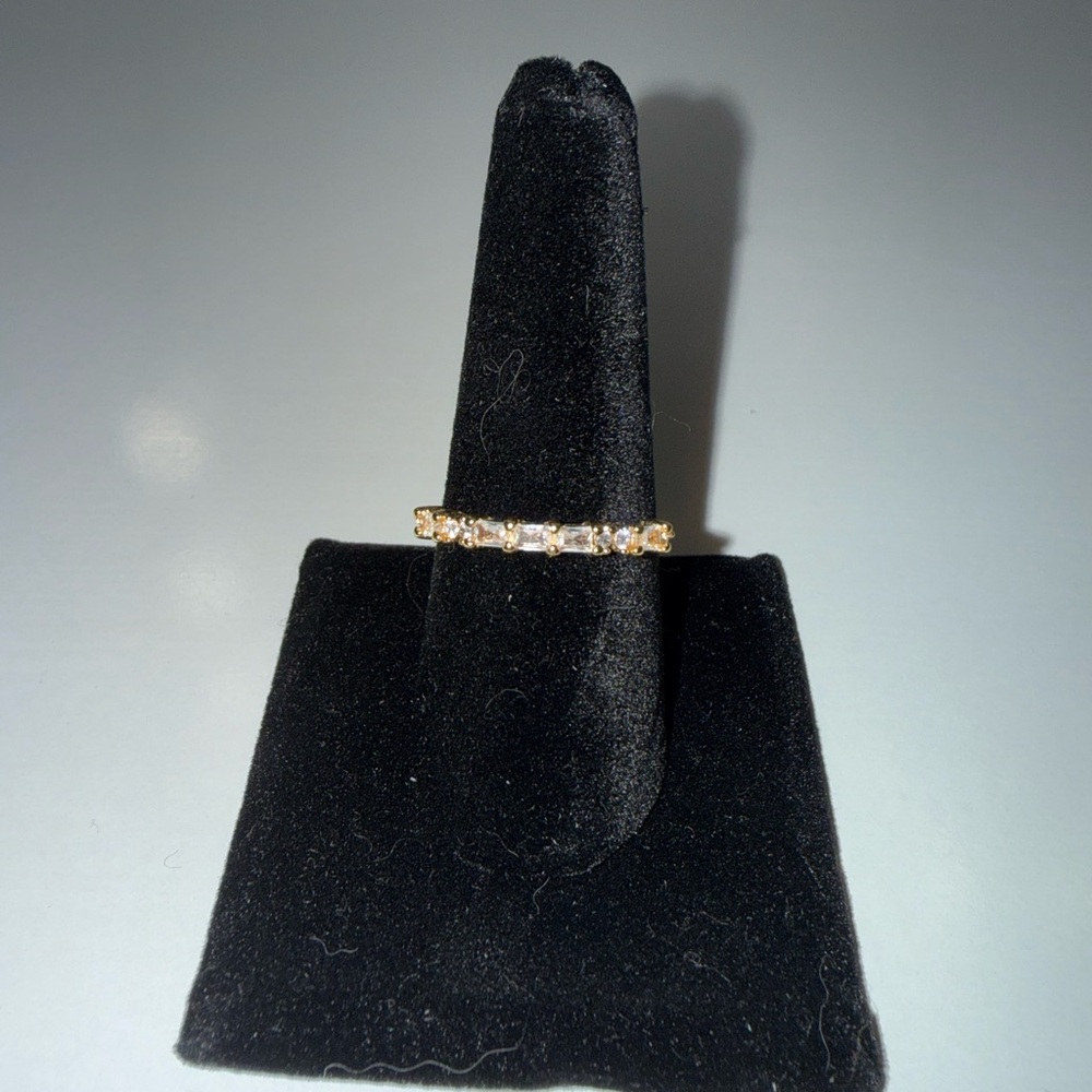 Gold tone ring stack - Picture 4 of 5